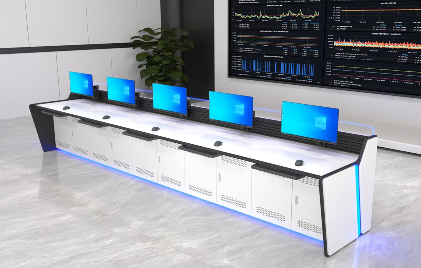 【玖胜机柜】浙江某广电大厦操作台交付