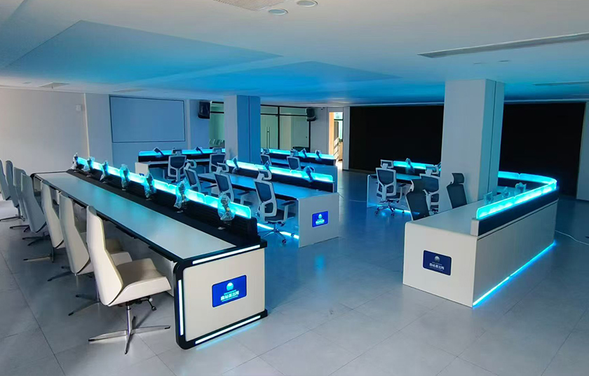 【玖胜机柜】南站派出所操作台展示!